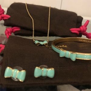 Tiffany blue Kate Spade necklace